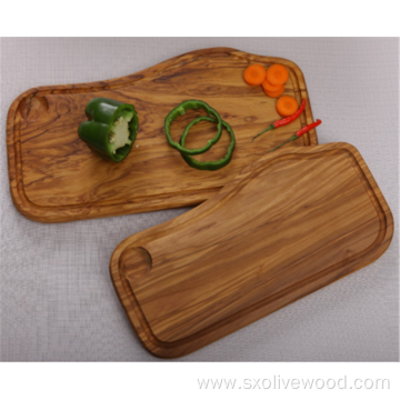 Olive Wood Chopping Board With Groove And Well